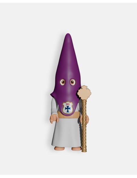 Nazareno Cola Morado Vara Larga Dorada B5008 · Semana Santa · Artabán Juguetes