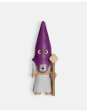 Juguetes Semana Santa Artabán: nazareno morado de capa con vara dorada