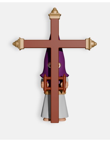 Nazareno Cola Morado Cruz de Guía B5002 · Semana Santa · Artabán Juguetes