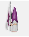 Juguetes Semana Santa Artabán: nazareno morado de cola con bandera de hermandad