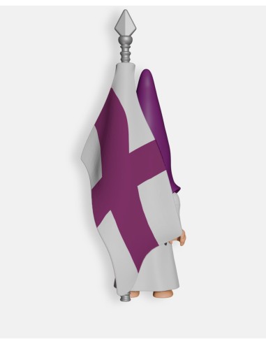 Nazareno Cola Morado Bandera Hermandad B5010 · Semana Santa · Artabán Juguetes