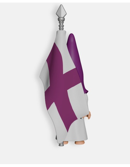 Nazareno Cola Morado Bandera Hermandad B5010 · Semana Santa · Artabán Juguetes