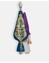 Juguetes Semana Santa Artabán: nazareno morado de cola con bacalao