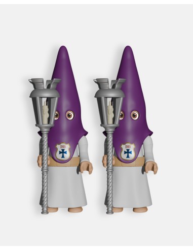 Pack 2 Nazarenos Cola Morado Farol P5001 · Semana Santa · Artabán Juguetes