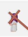 Juguetes Semana Santa Artabán: nazareno morado de cola con cruz