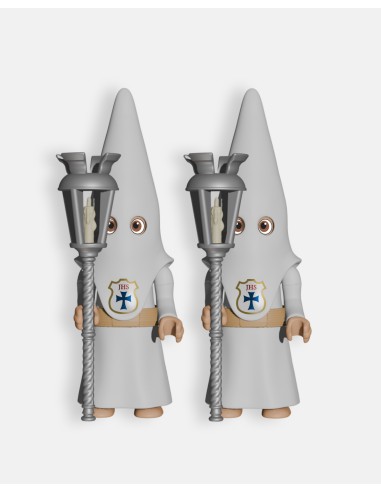 Pack 2 Nazarenos Cola Blanco Farol P6001 · Semana Santa · Artabán Juguetes