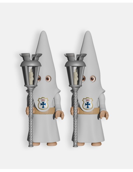Pack 2 Nazarenos Cola Blanco Farol P6001 · Semana Santa · Artabán Juguetes
