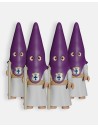 Juguetes Semana Santa Artabán: pack nazareno morado de cola con cirio
