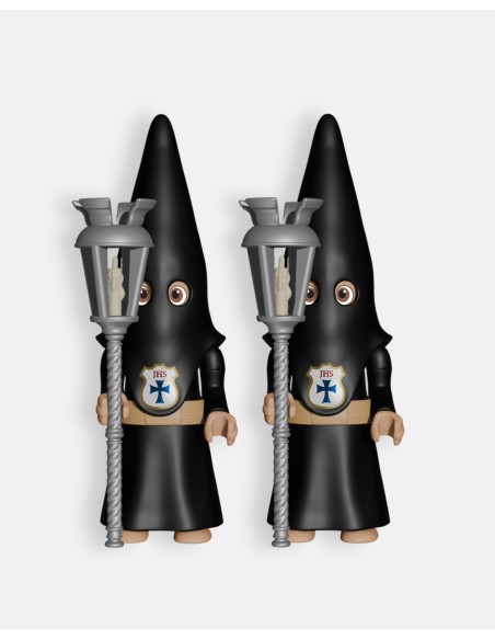 Pack 2 Nazarenos Cola Negro Farol P4001 · Semana Santa · Artabán Juguetes