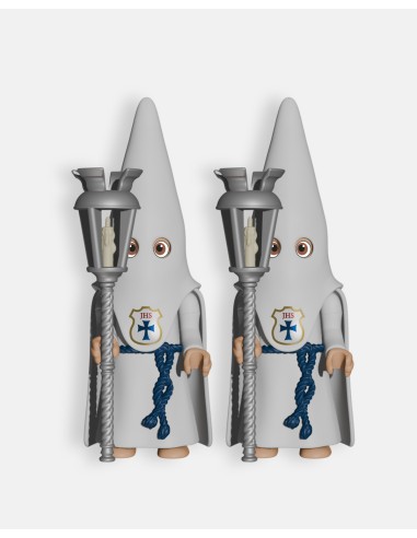 Pack 2 Nazarenos Blanco Farol P1001· Semana Santa · Artabán Juguetes