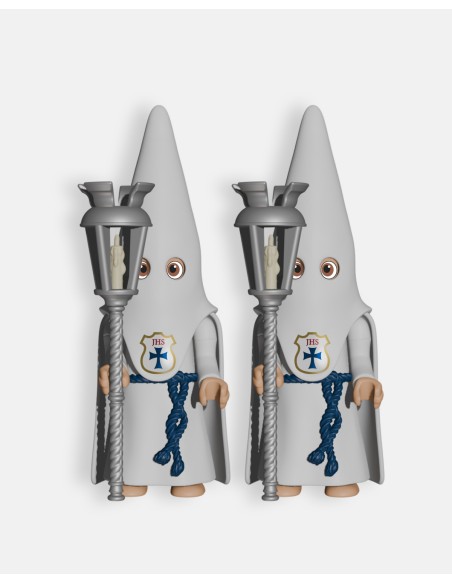 Pack 2 Nazarenos Blanco Farol P1001· Semana Santa · Artabán Juguetes