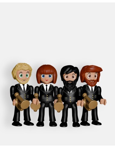 Pack 4 Músicos Corneta P9004 · Semana Santa · Artabán Juguetes