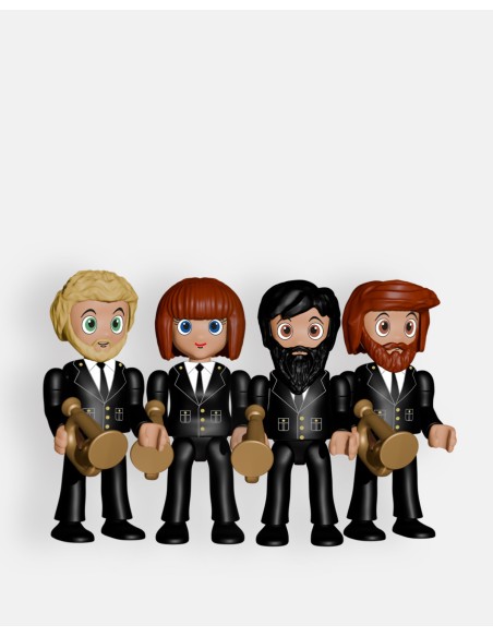 Pack 4 Músicos Corneta P9004 · Semana Santa · Artabán Juguetes