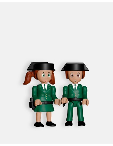 Pack Guardias Civiles P9010 · Hombre y Mujer · Semana Santa · Artabán Juguetes