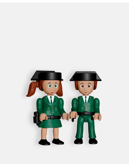 Pack Guardias Civiles P9010 · Hombre y Mujer · Semana Santa · Artabán Juguetes