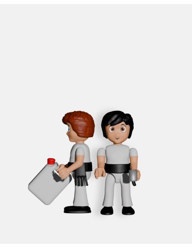 Pack 2 Costaleros Garrafa y Jarrillo B9003 · Semana Santa · Artabán Juguetes