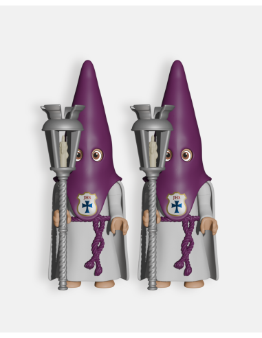 Pack 2 Nazarenos Morado con Farol P2001· Semana Santa · Artabán Juguetes