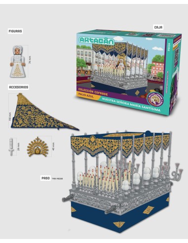 Paso Palio Azul P9024 · Semana Santa · Artabán Juguetes