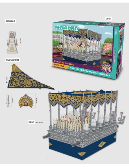 Paso Palio Azul P9024 · Semana Santa · Artabán Juguetes