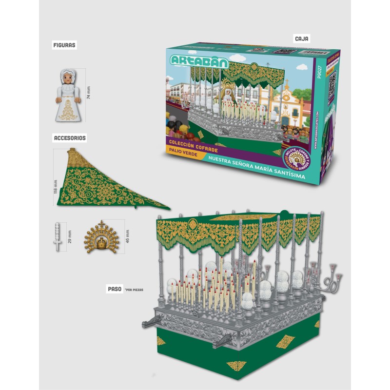 Paso de Palio Verde P9027 · Semana Santa · Artabán Juguetes