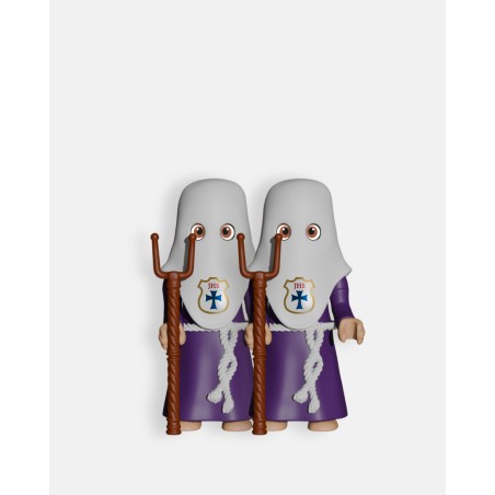 Pack 2 Manguiteros Blancos + Horquillas