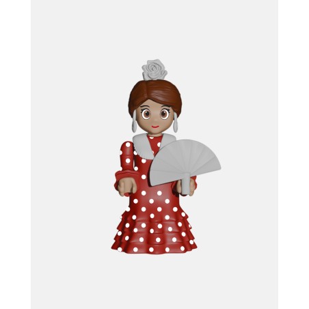 FLAMENCA Roja + Lunares Blancos