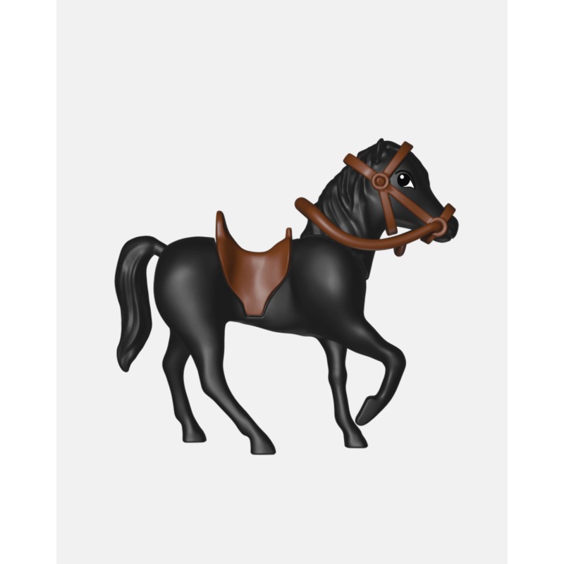 Juguetes de Feria Artabán: amazona con caballo negro