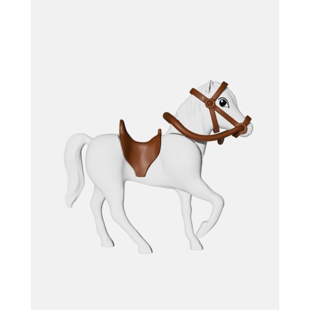 PACK HOMBRE de Corto Negro + CABALLO Blanco