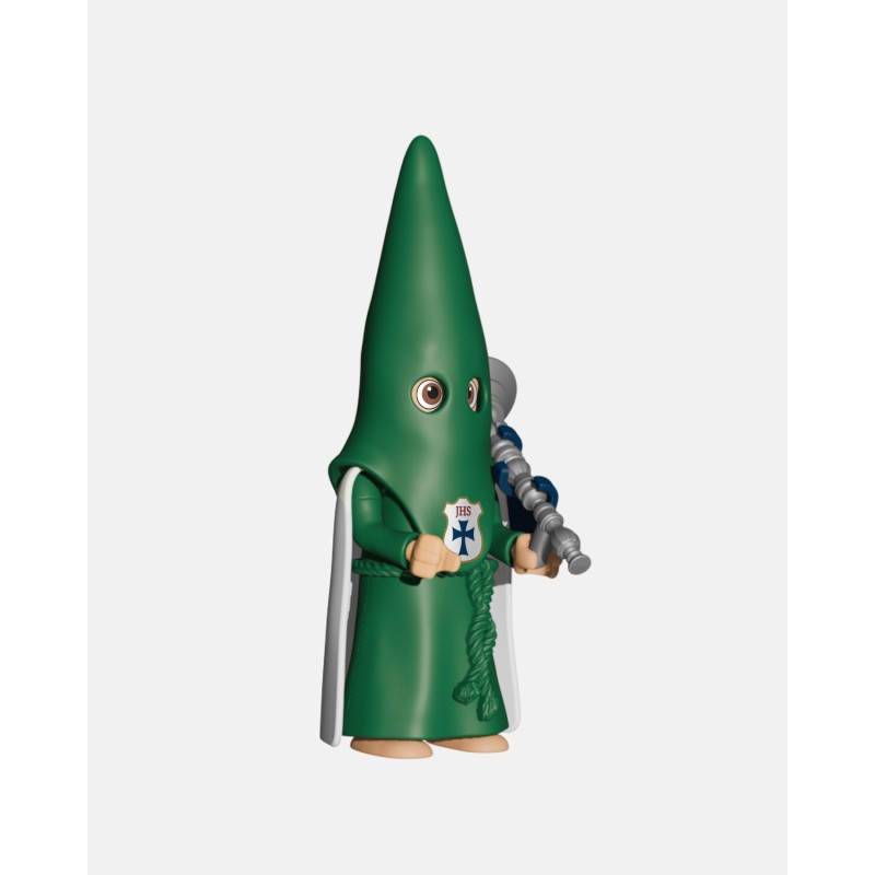 Juguetes Semana Santa Artabán: pack nazareno verde de capa con bocina