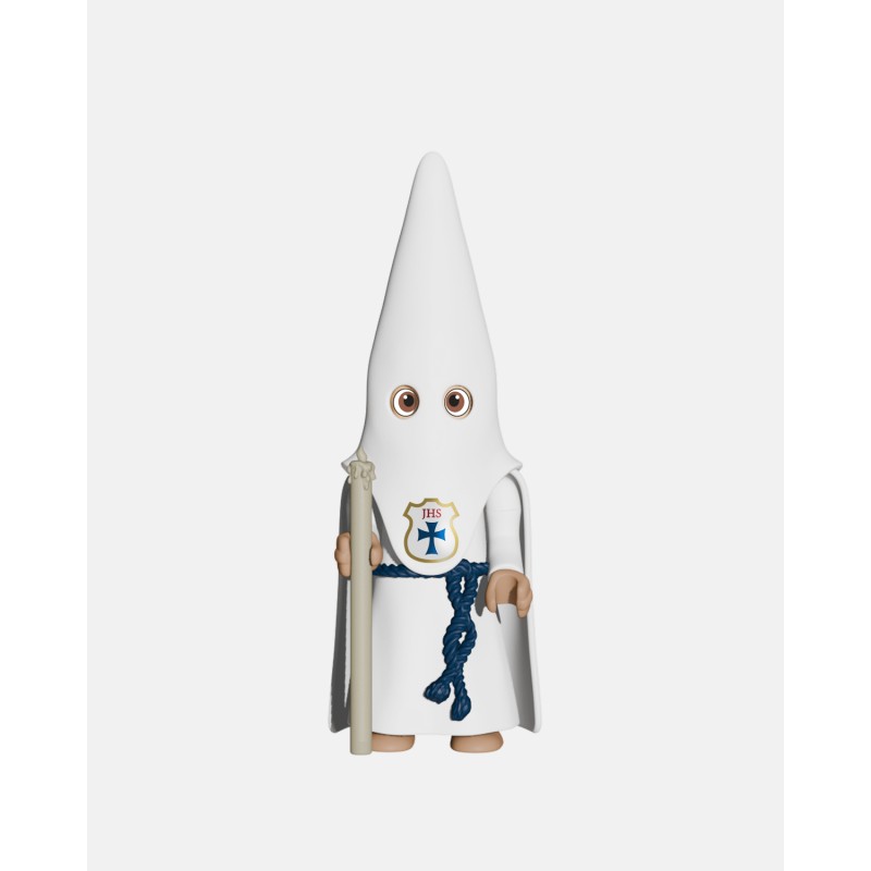 Juguetes Semana Santa Artabán: nazareno blanco de capa con cirio