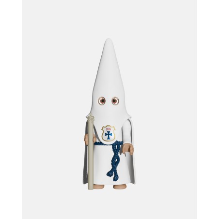 Juguetes Semana Santa Artabán: nazareno blanco de capa con cirio