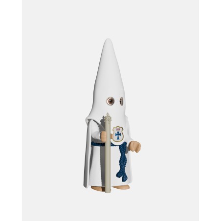 Juguetes Semana Santa Artabán: nazareno blanco de capa con cirio