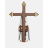 Juguetes Semana Santa Artabán: nazareno blanco de capa con cruz de guía