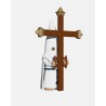 Juguetes Semana Santa Artabán: nazareno blanco de capa con cruz de guía