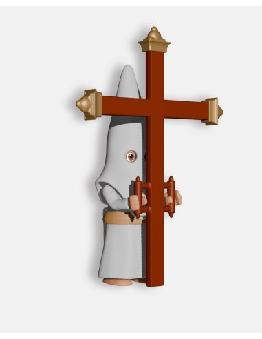 Nazareno Cola Blanco Cruz de Guía B6003 · Semana Santa · Artabán Juguetes