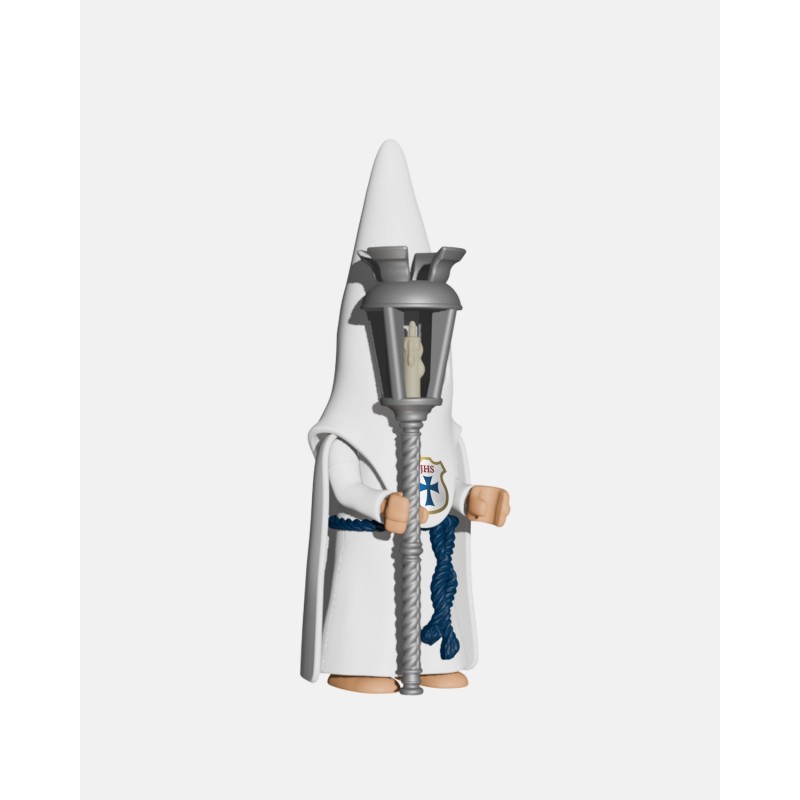 Juguetes Semana Santa Artabán: pack nazareno blanco de capa con farol