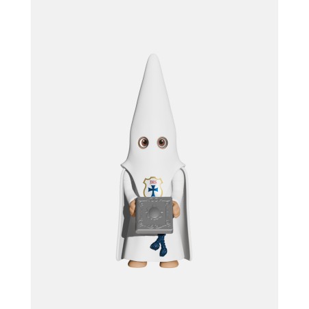 Juguetes Semana Santa Artabán: nazareno blanco de capa con libro de reglas