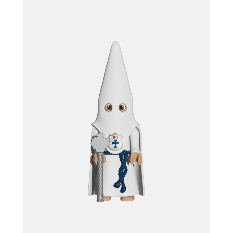 Juguetes Semana Santa Artabán: nazareno blanco de capa con vara corta
