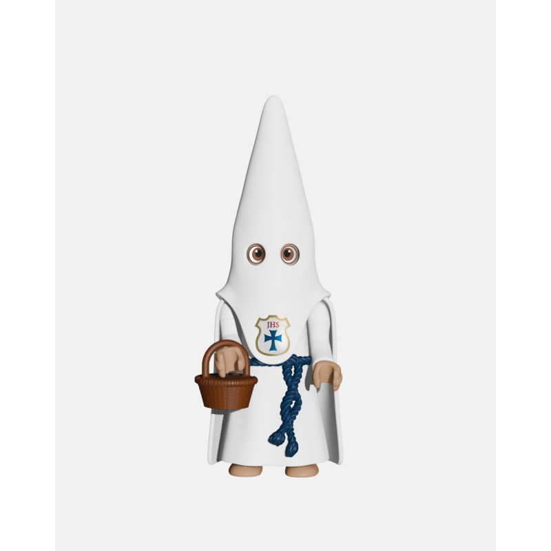 Juguetes Semana Santa Artabán: nazareno blanco de capa con cesta