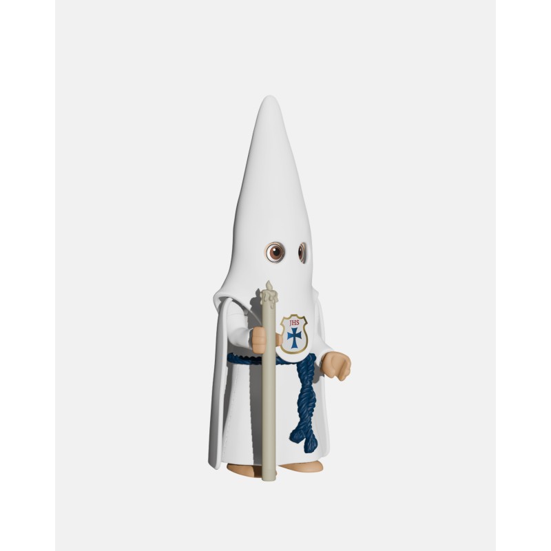 Juguetes Semana Santa Artabán: pack nazareno blanco de capa con cirio