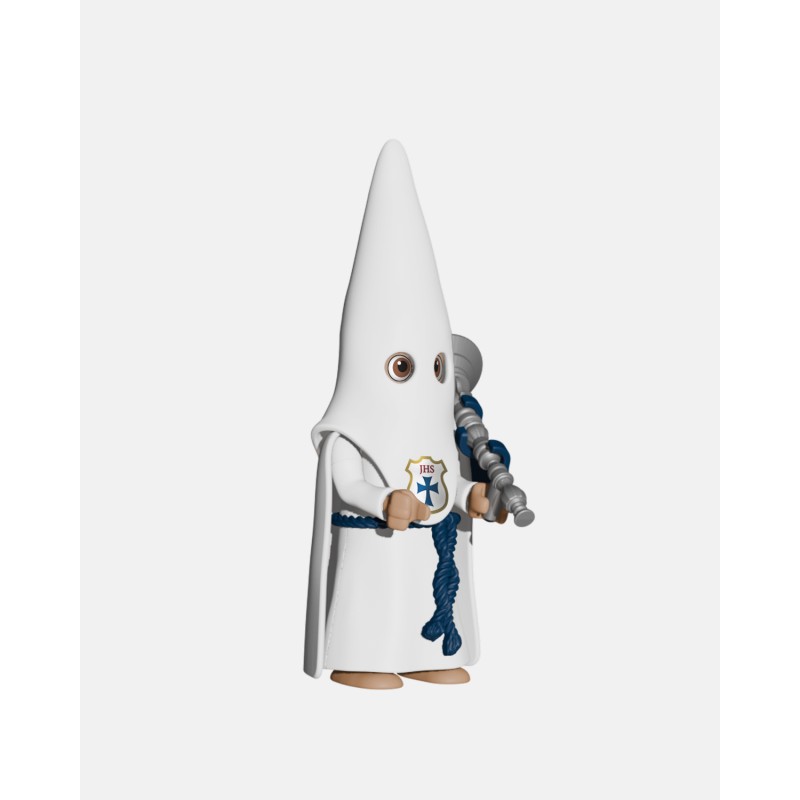 Juguetes Semana Santa Artabán: pack nazareno blanco de capa con bocina