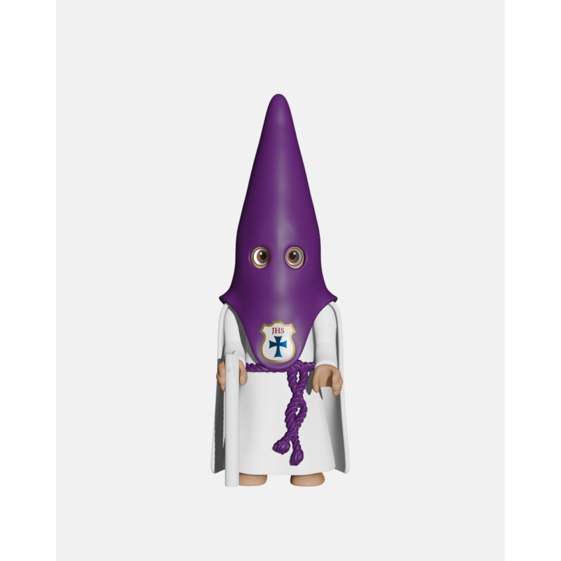 Juguetes Semana Santa Artabán: nazareno morado de capa con palermo
