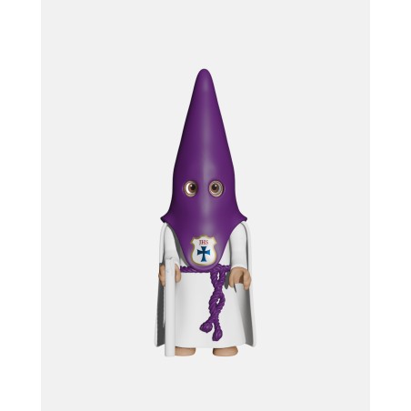 Juguetes Semana Santa Artabán: nazareno morado de capa con palermo
