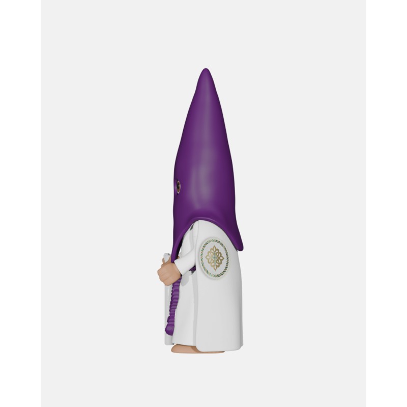 Juguetes Semana Santa Artabán: nazareno morado de capa con palermo