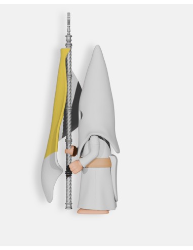 Nazareno Cola Blanco Bandera Pontificia B6005 · Semana Santa · Artabán Juguetes