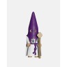 Juguetes Semana Santa Artabán: nazareno morado de capa con vara dorada