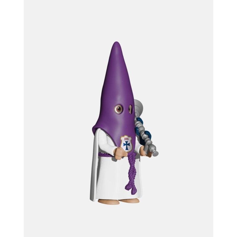 Juguetes Semana Santa Artabán: pack nazareno morado de capa con bocina