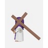 Juguetes Semana Santa Artabán: pack penitente morado de capa con cruz