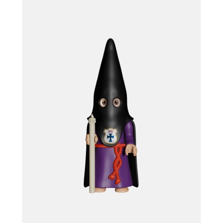 Juguetes Semana Santa Artabán: nazareno negro de capa con cirio