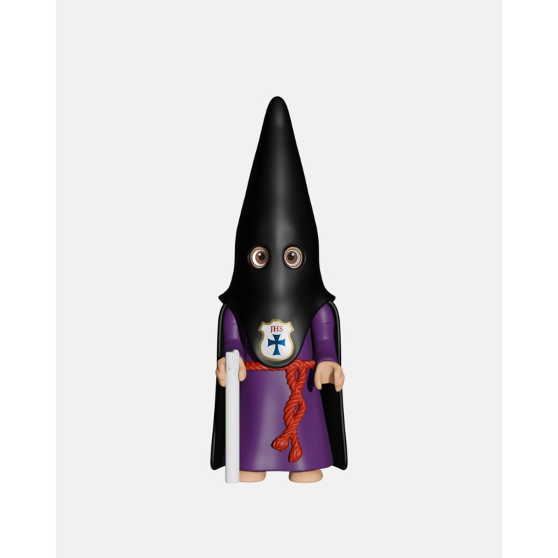 Juguetes Semana Santa Artabán: nazareno negro de capa con palermo